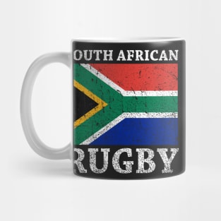 South African Rugby & South Africa Flag Mug